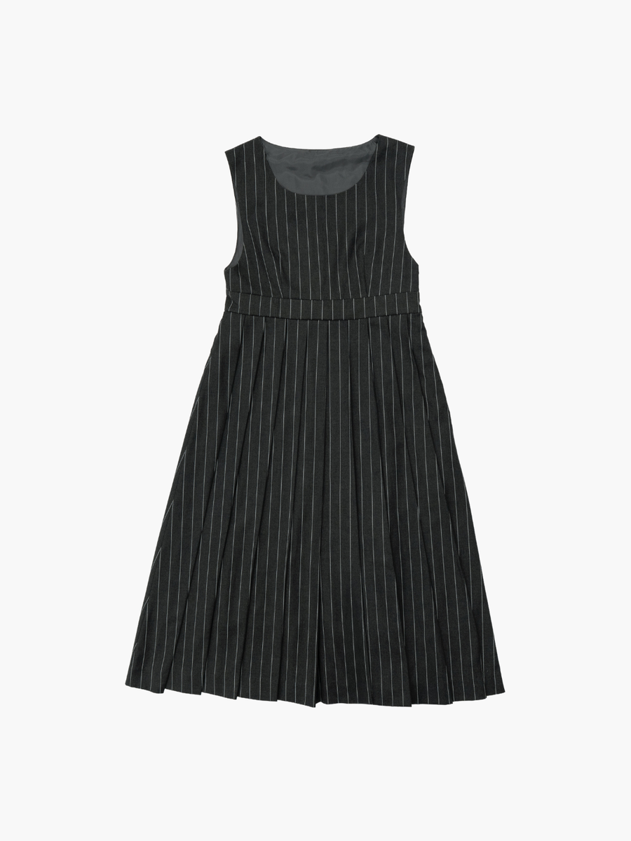 ショコラストライプジャンパースカート 予約販売】Classic Chocolat Stripe ストライプジャンパースカート