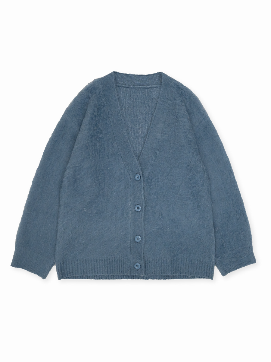 シャギーニットカーディガン