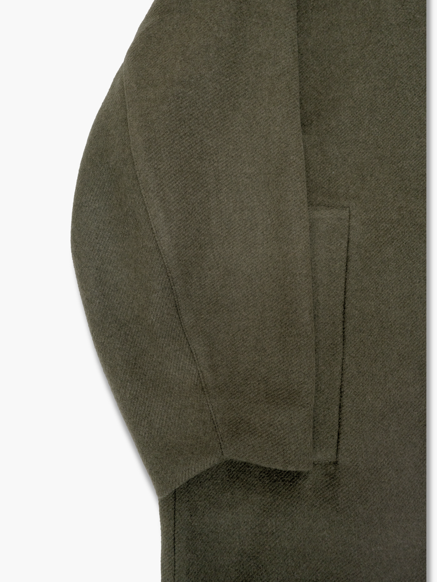 オーバーサイズミドルコート