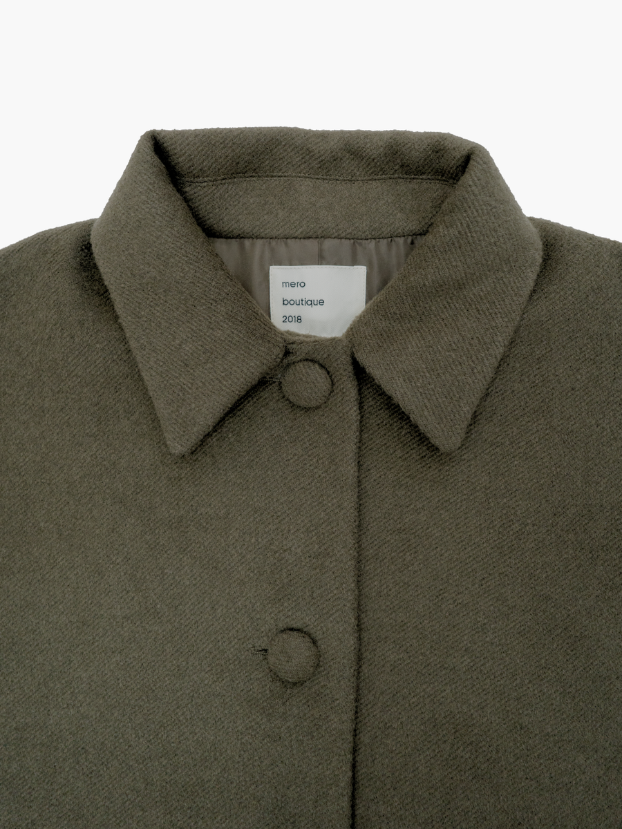 オーバーサイズミドルコート