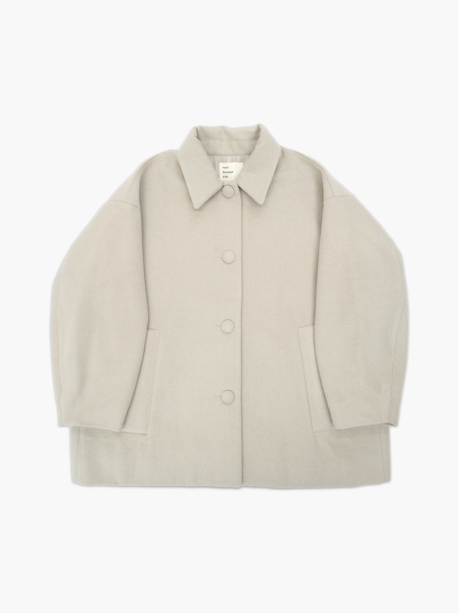 オーバーサイズミドルコート