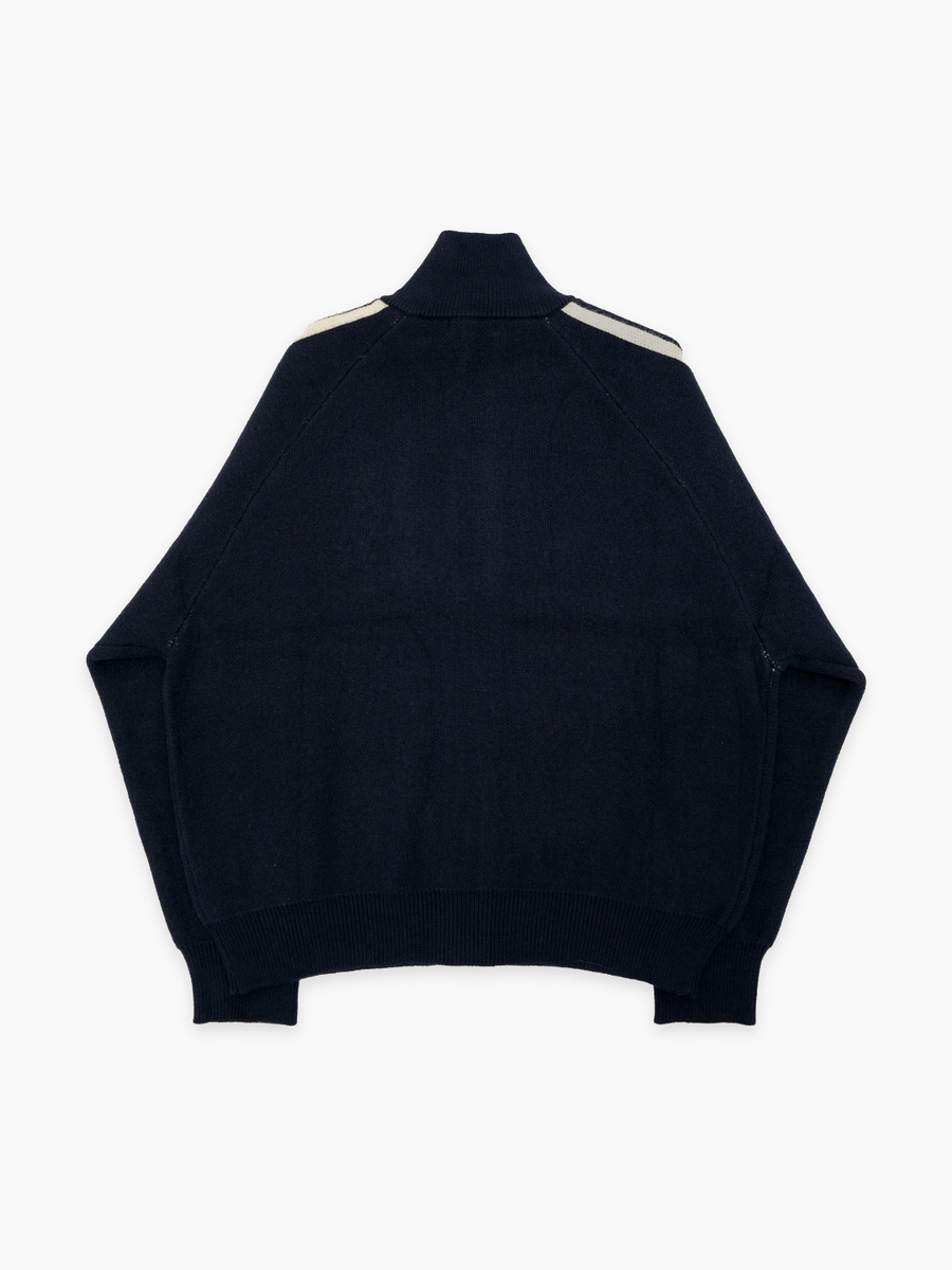 ダブルジップトラックニット