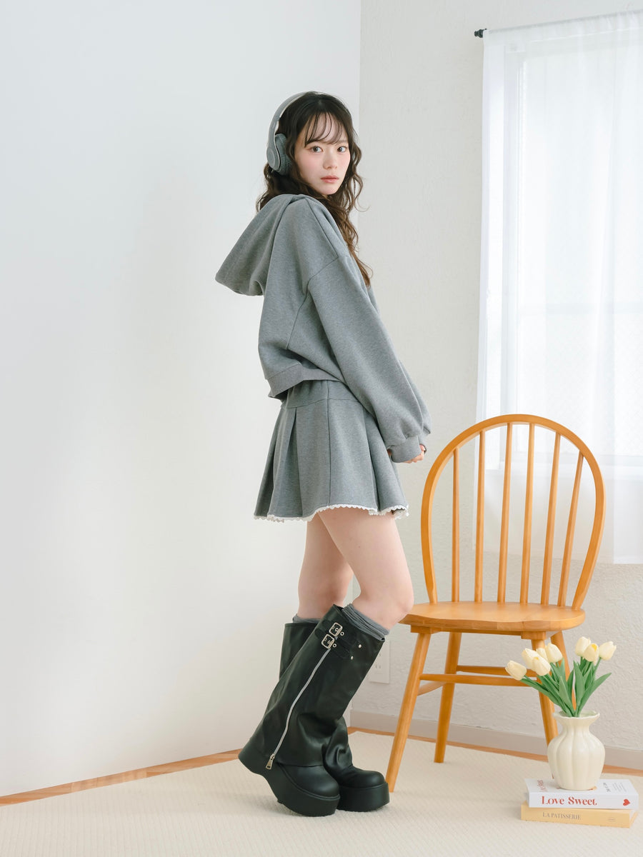 レースパーカーセットアップ