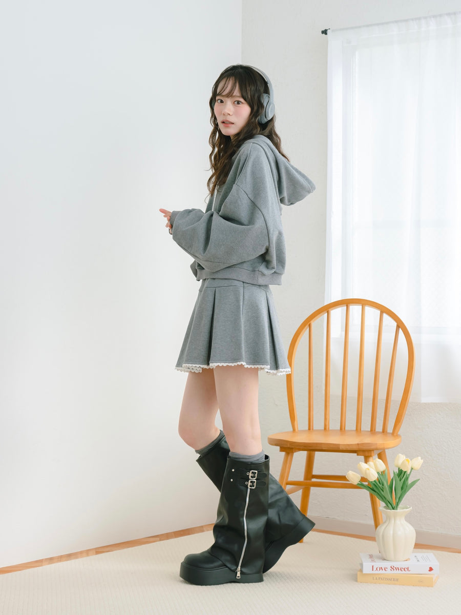 レースパーカーセットアップ