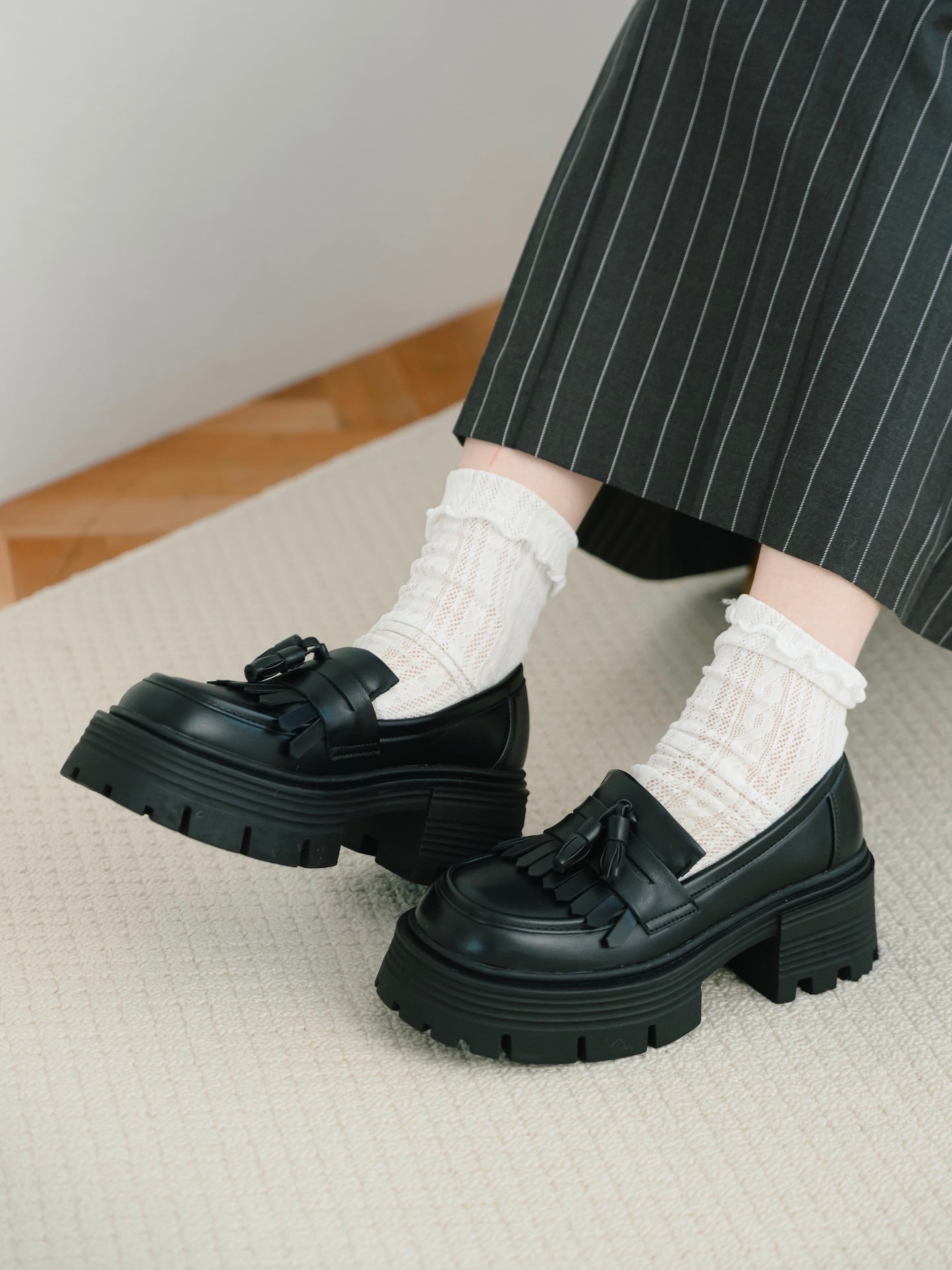 厚底タッセルローファー – mero boutique 2018