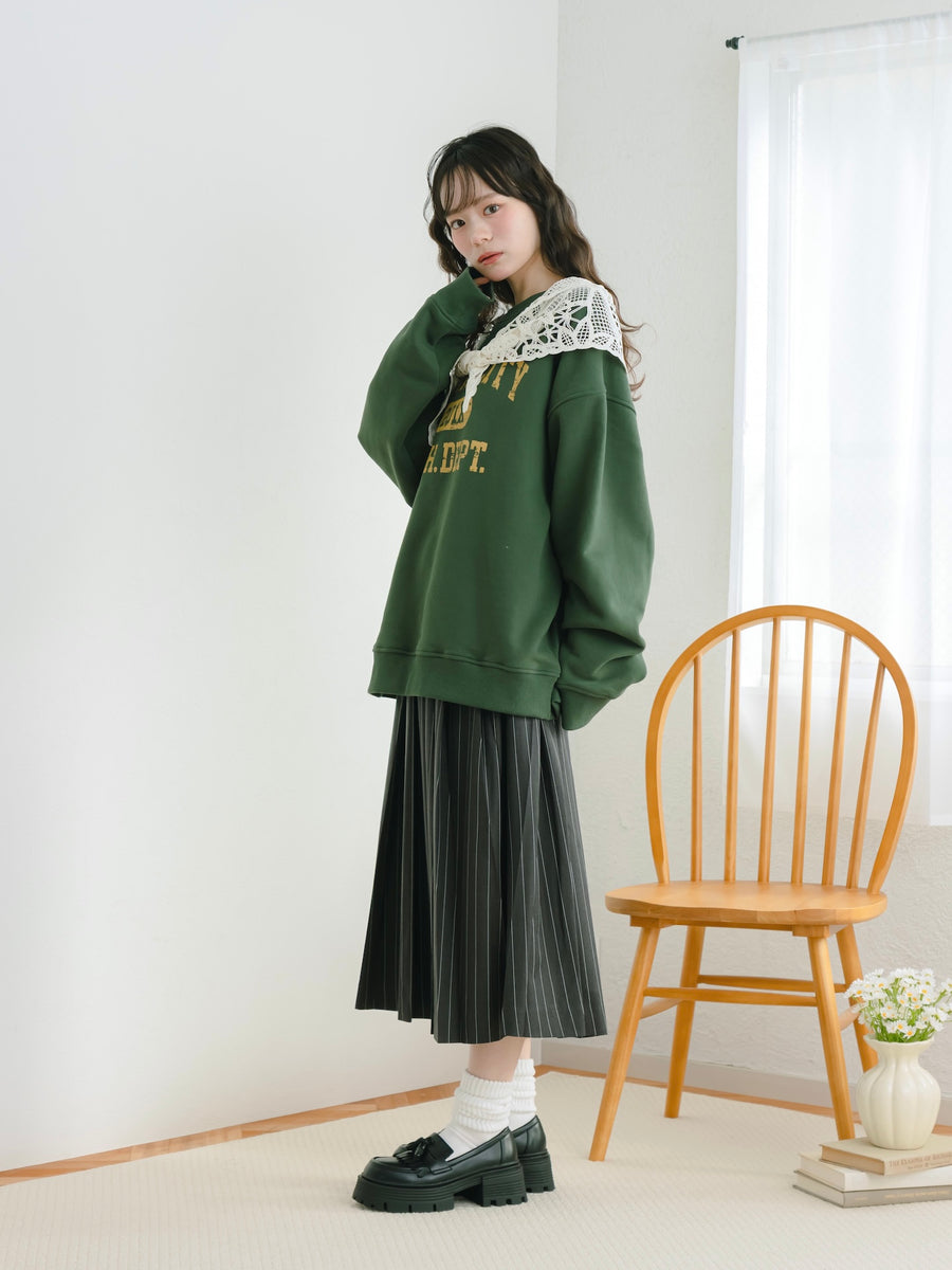 厚底タッセルローファー