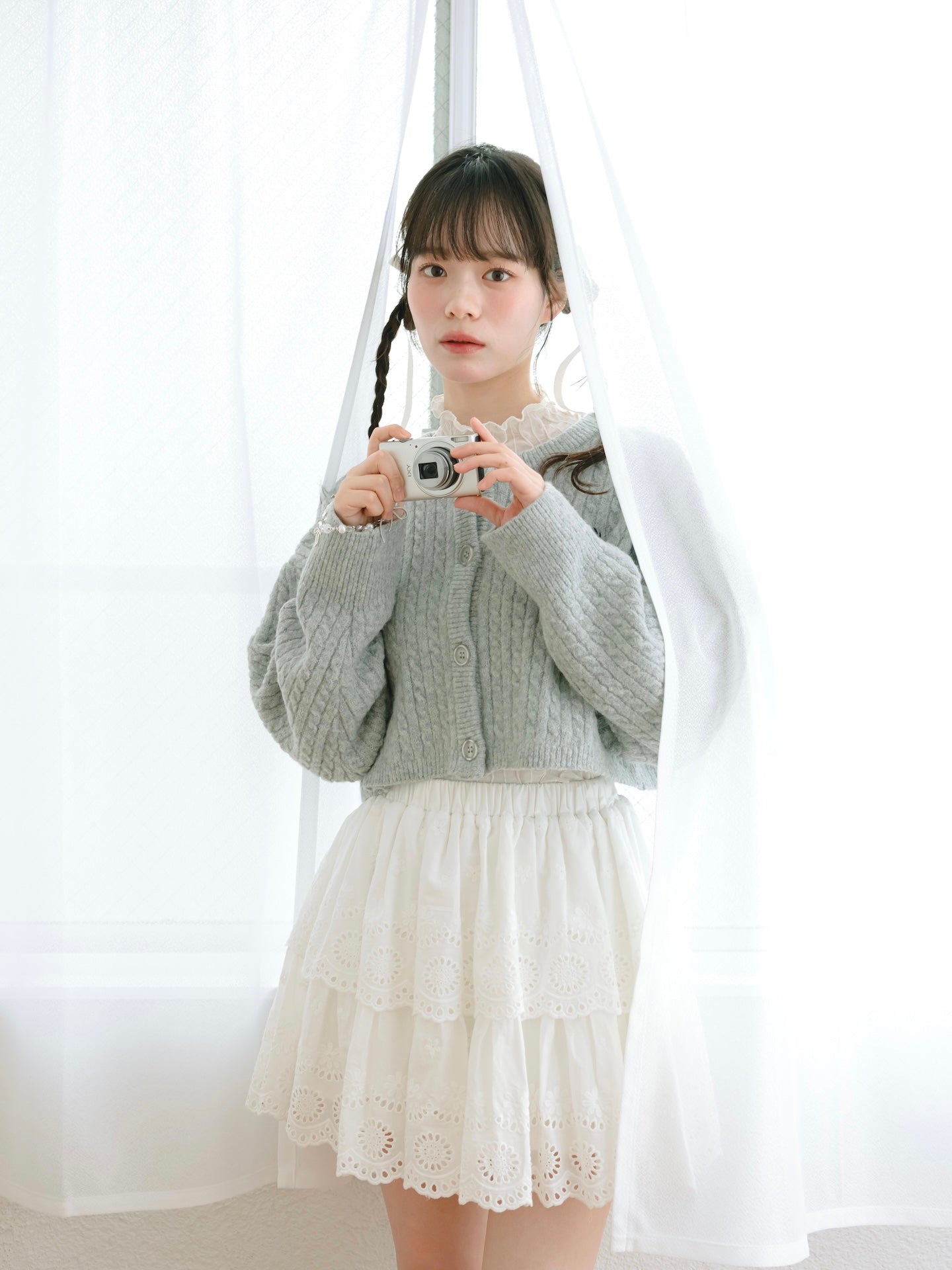 レースフレアミニスカート – mero boutique 2018