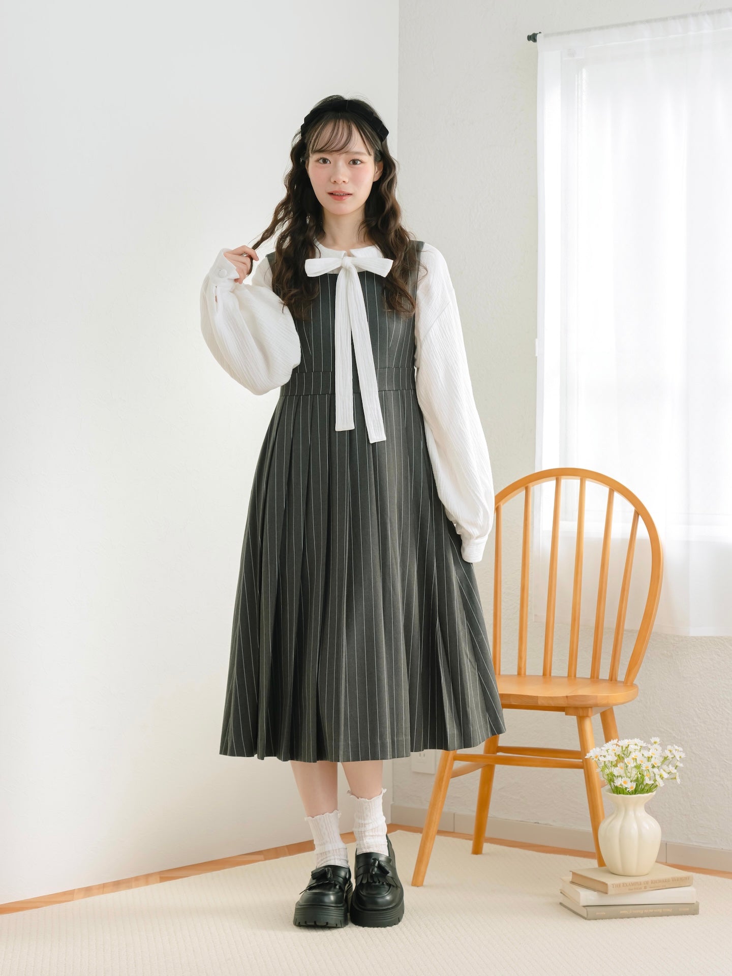 ストライプジャンパースカート – mero boutique 2018