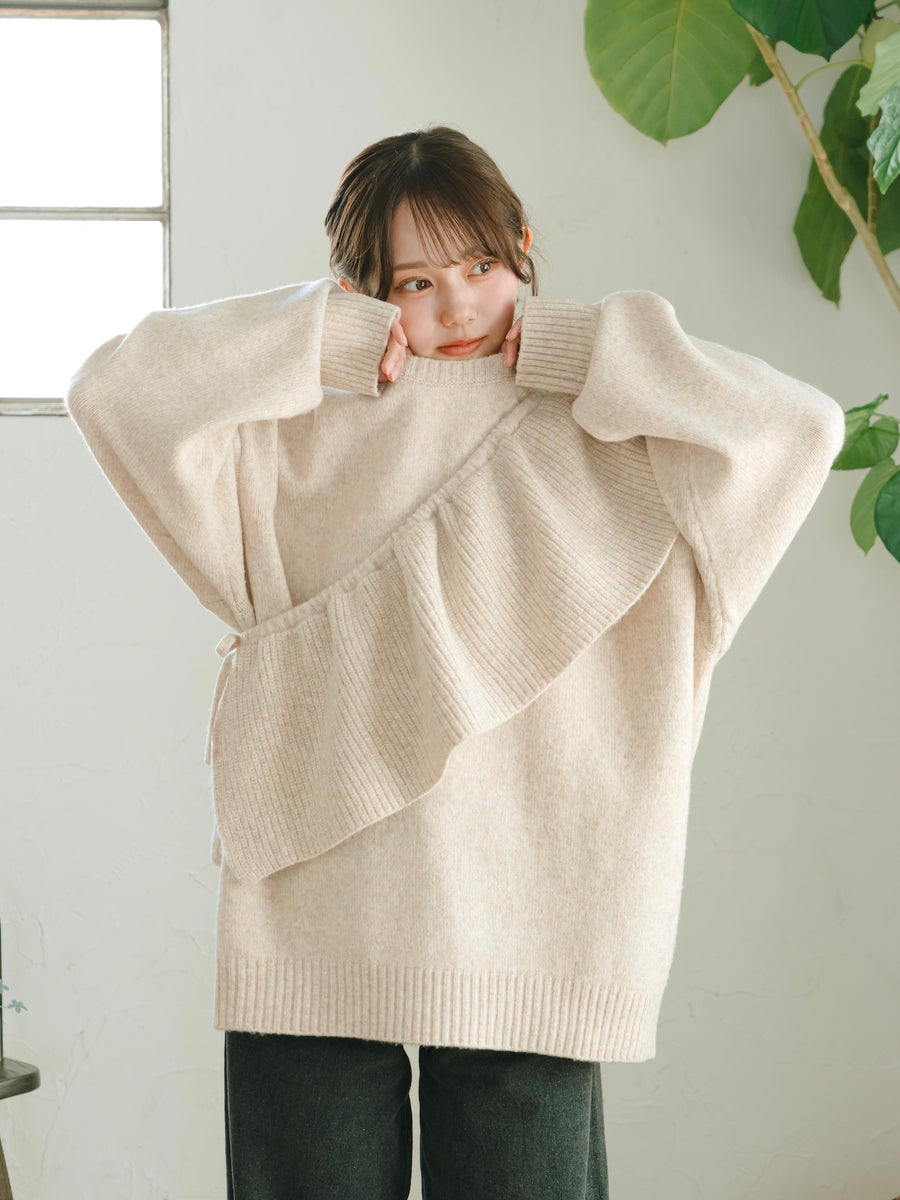 3wayフリルニット