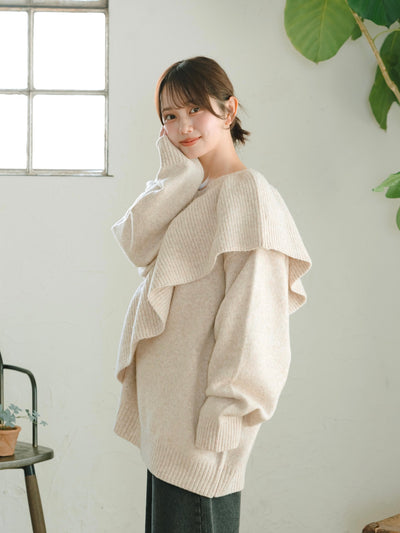 3wayフリルニット