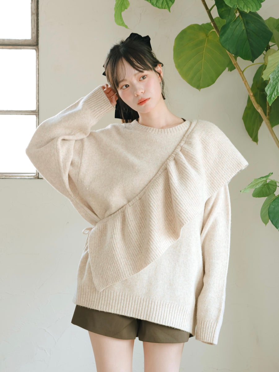 3wayフリルニット