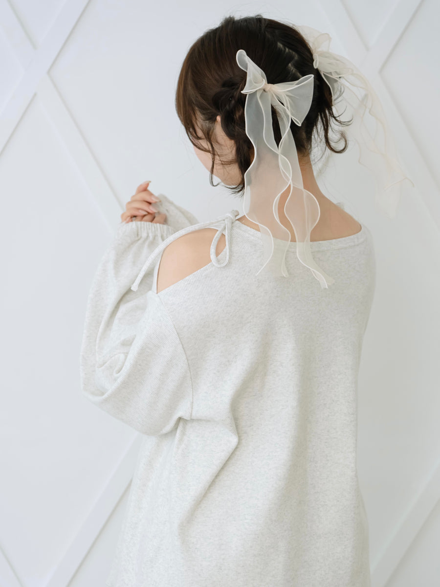 リボンフリルメロウトップス