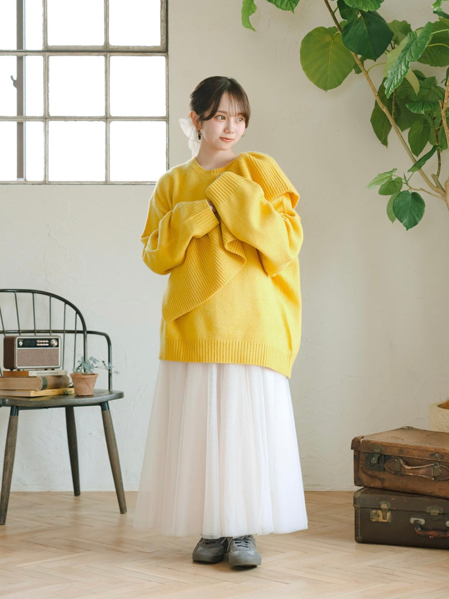 3wayフリルニット