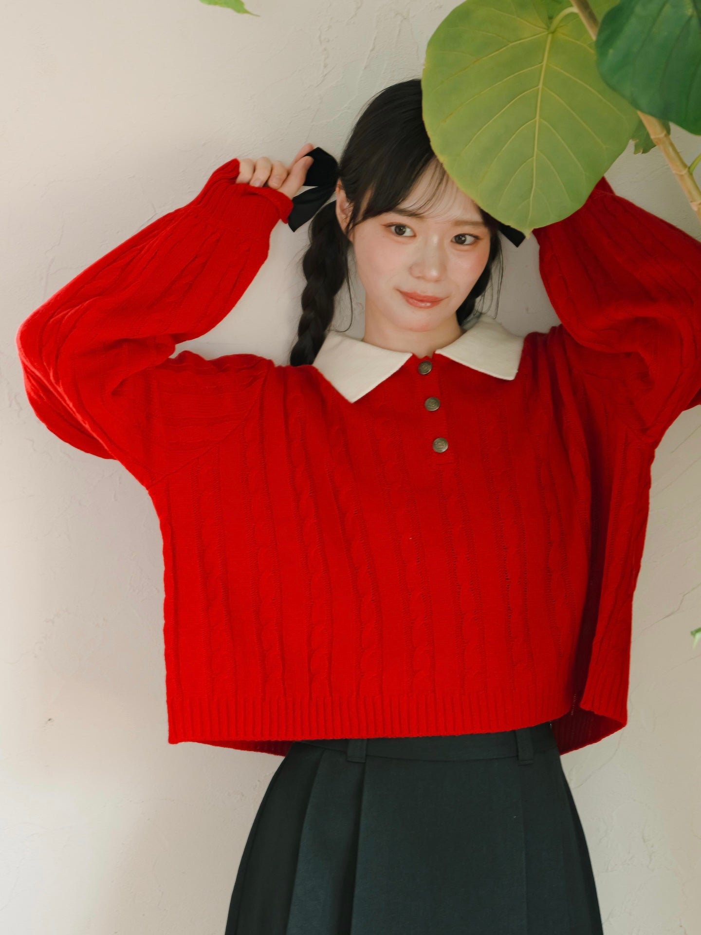 スクールライクケーブルニット – mero boutique 2018 スクールライクケーブルニット – mero boutique 2018