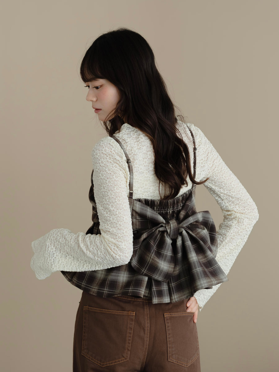 バックリボンビスチェ【10月27日再入荷】