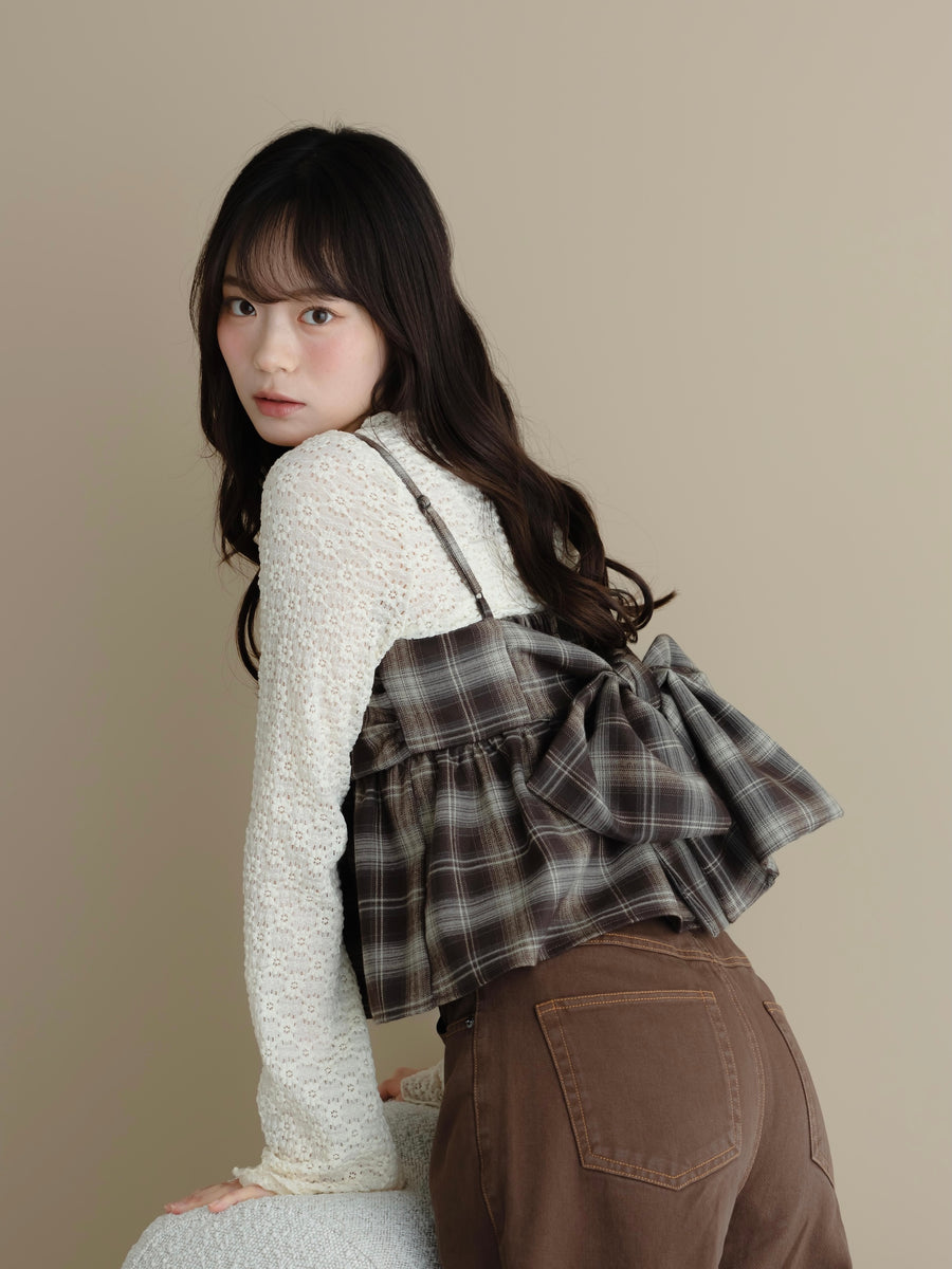 バックリボンビスチェ【10月27日再入荷】