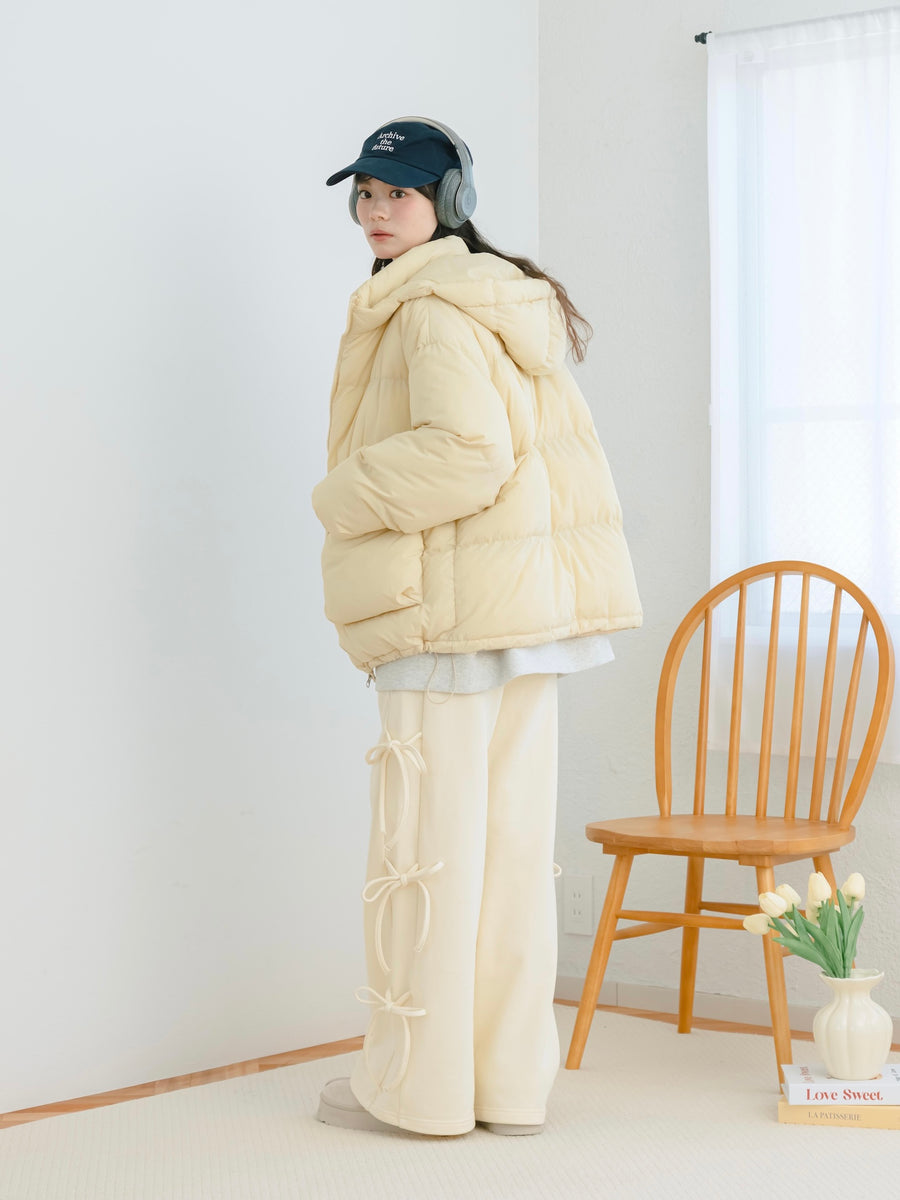 サイドリボンスウェットパンツ