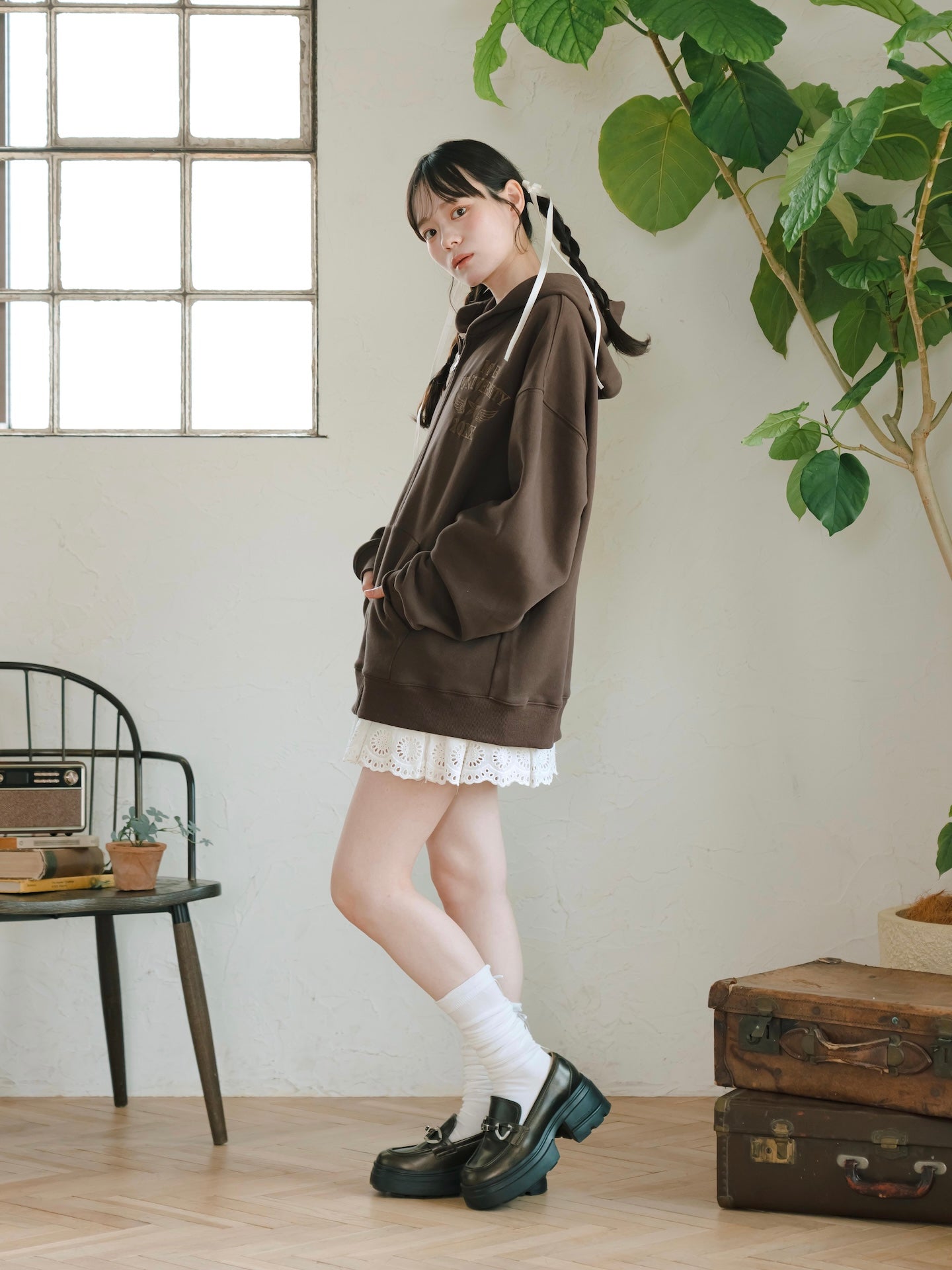 オーバーサイズジップパーカー – mero boutique 2018