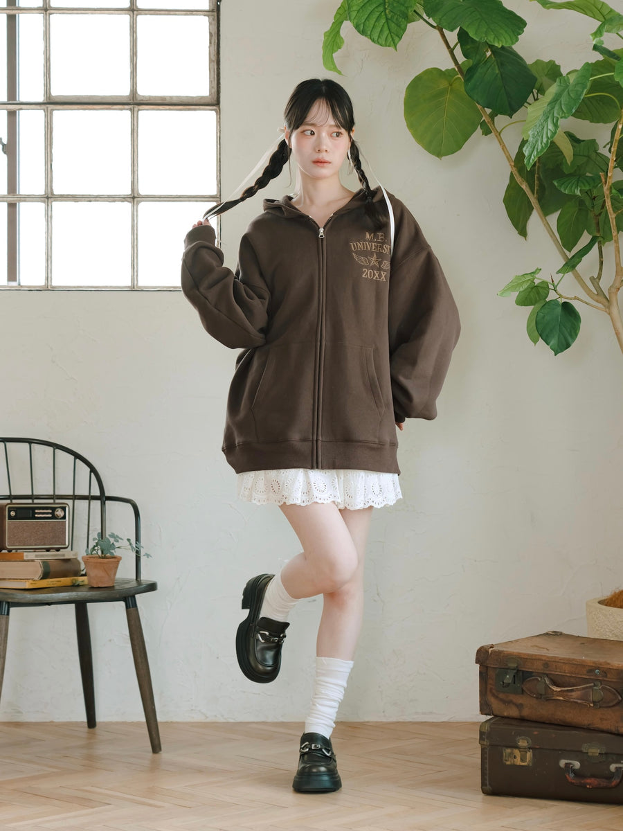 オーバーサイズジップパーカー【10/14販売開始】