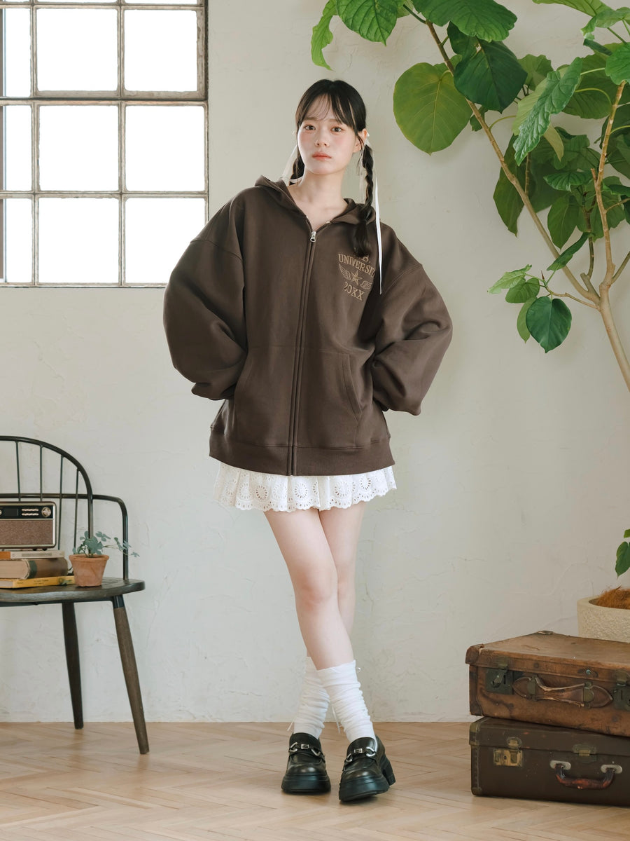 オーバーサイズジップパーカー【10/14販売開始】