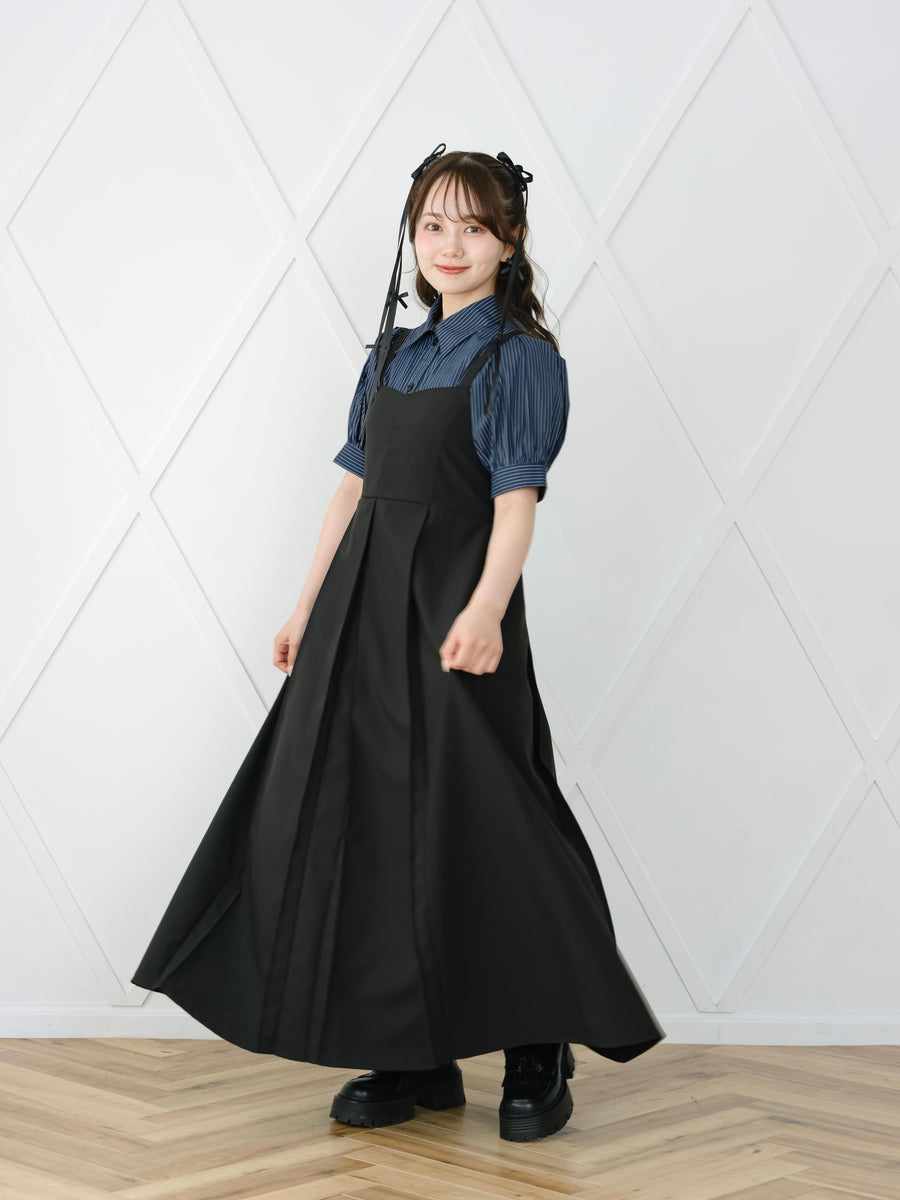 プリーツジャンパースカート