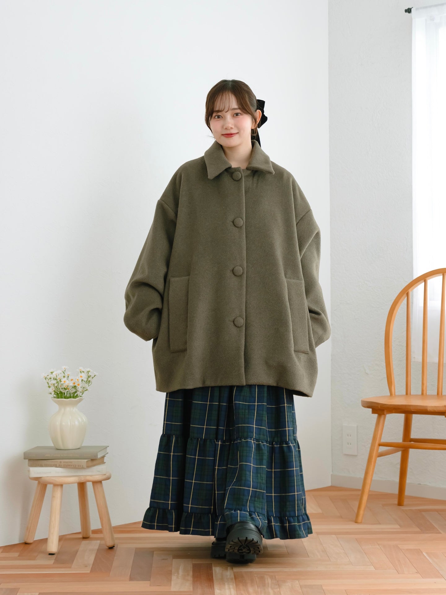 オーバーサイズミドルコート/最新作 mero boutique 2018 オーバーサイズミドルコート – mero boutique 2018