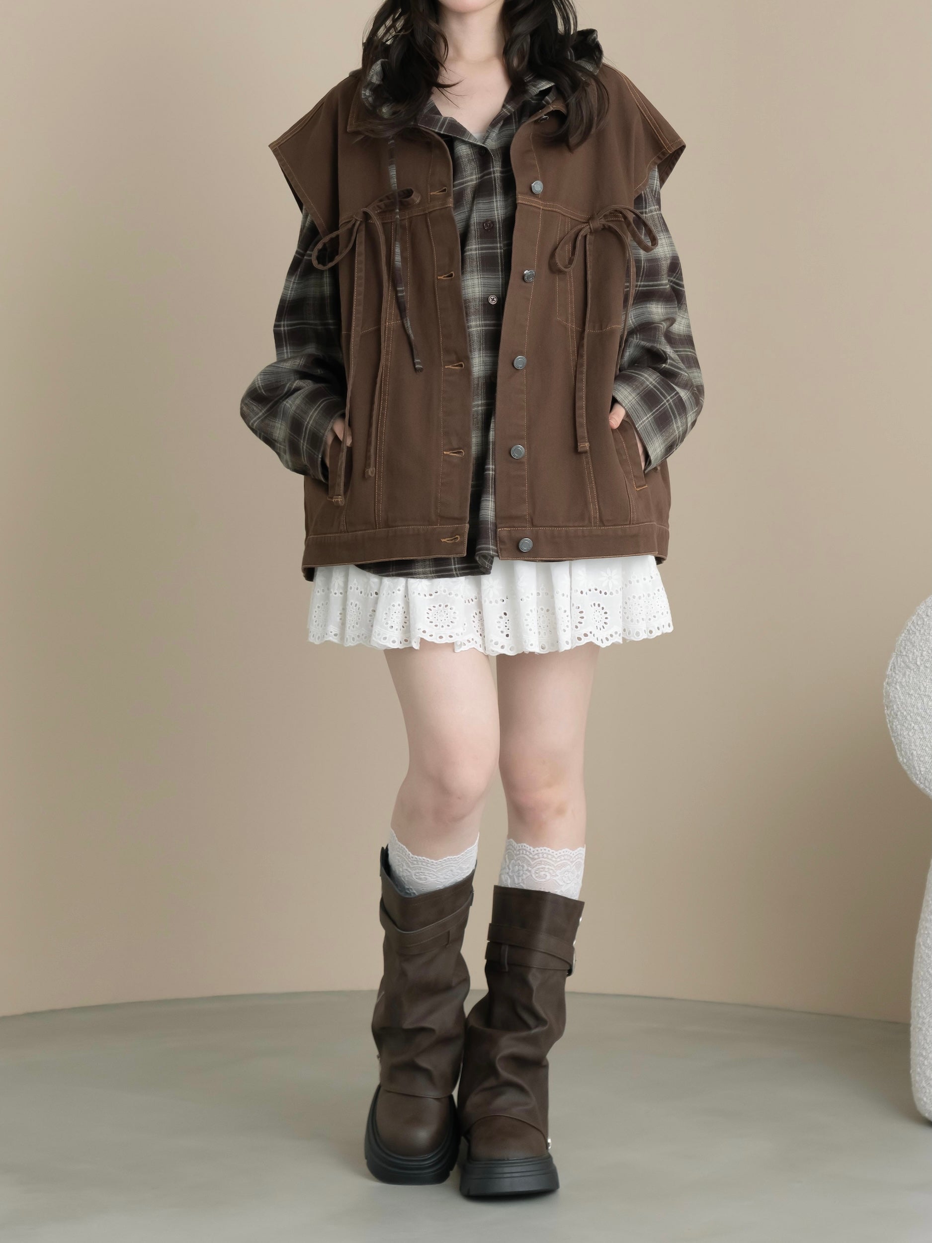 mero boutique リボンデニムベスト リボンデニムベスト – mero boutique 2018