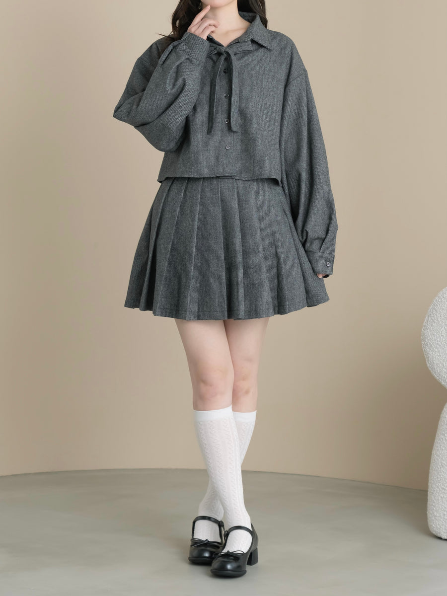 チェックリボンセットアップ【9月15日再入荷&新色追加】