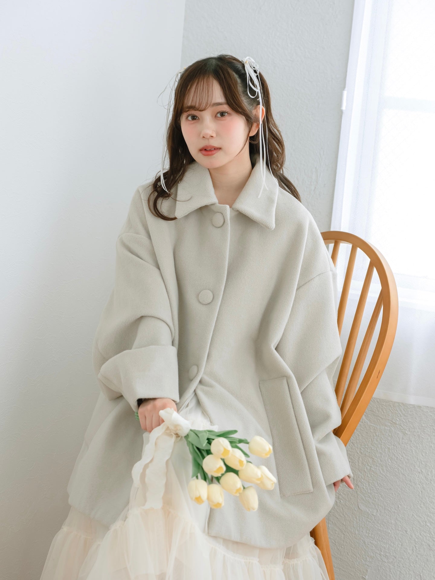 オーバーサイズミドルコート – mero boutique 2018