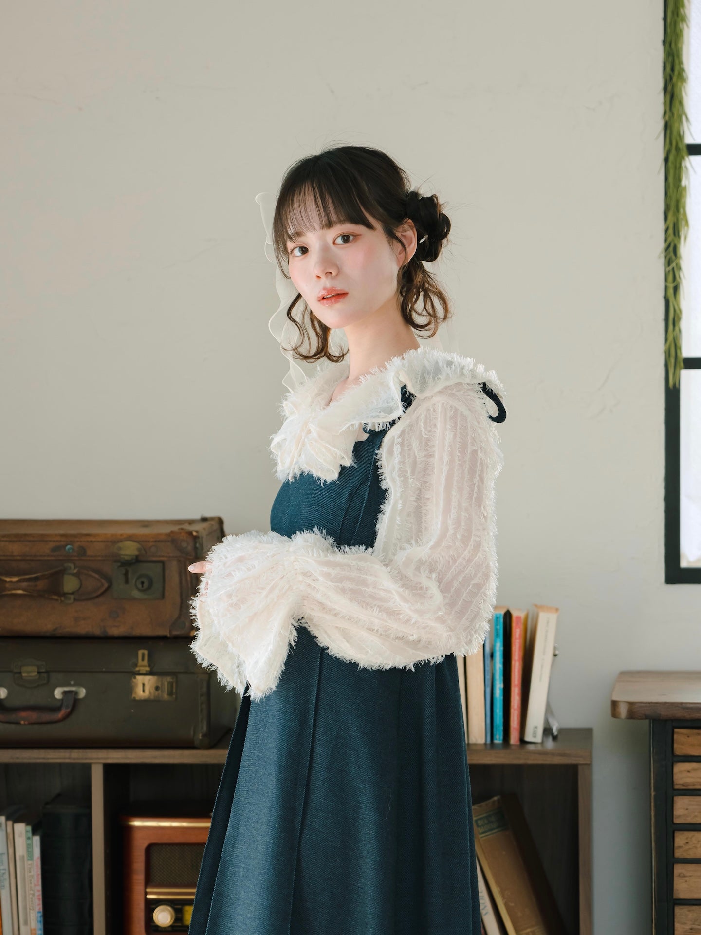 ふわふわシアーブラウス【8月25日再入荷】 – mero boutique 2018