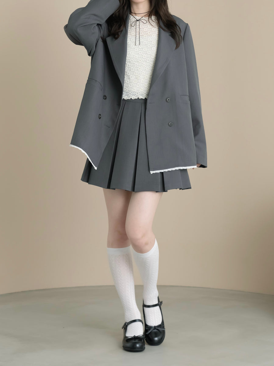 ボックスプリーツミニスカート【10月13日発売開始】