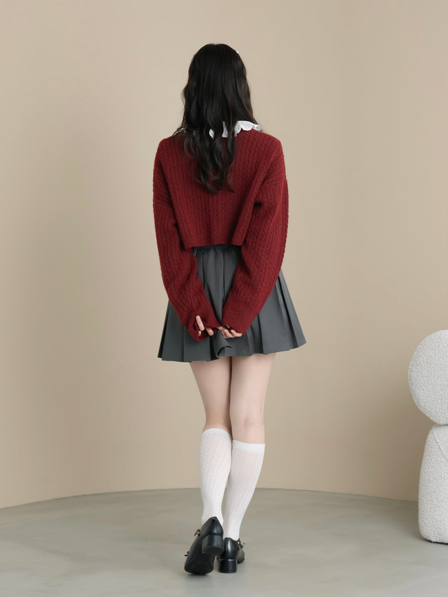 ボックスプリーツミニスカート【10月13日発売開始】