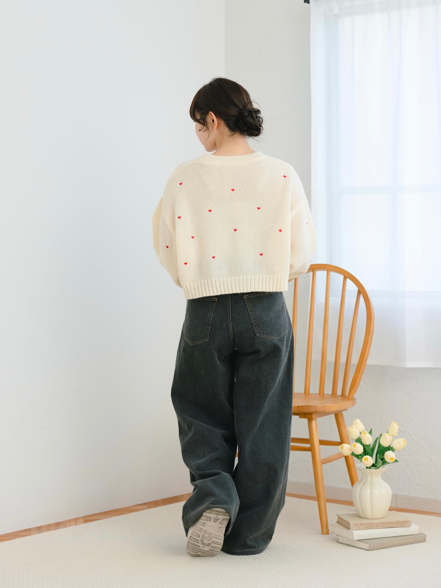 ハート刺繍ゆるニット – mero boutique 2018