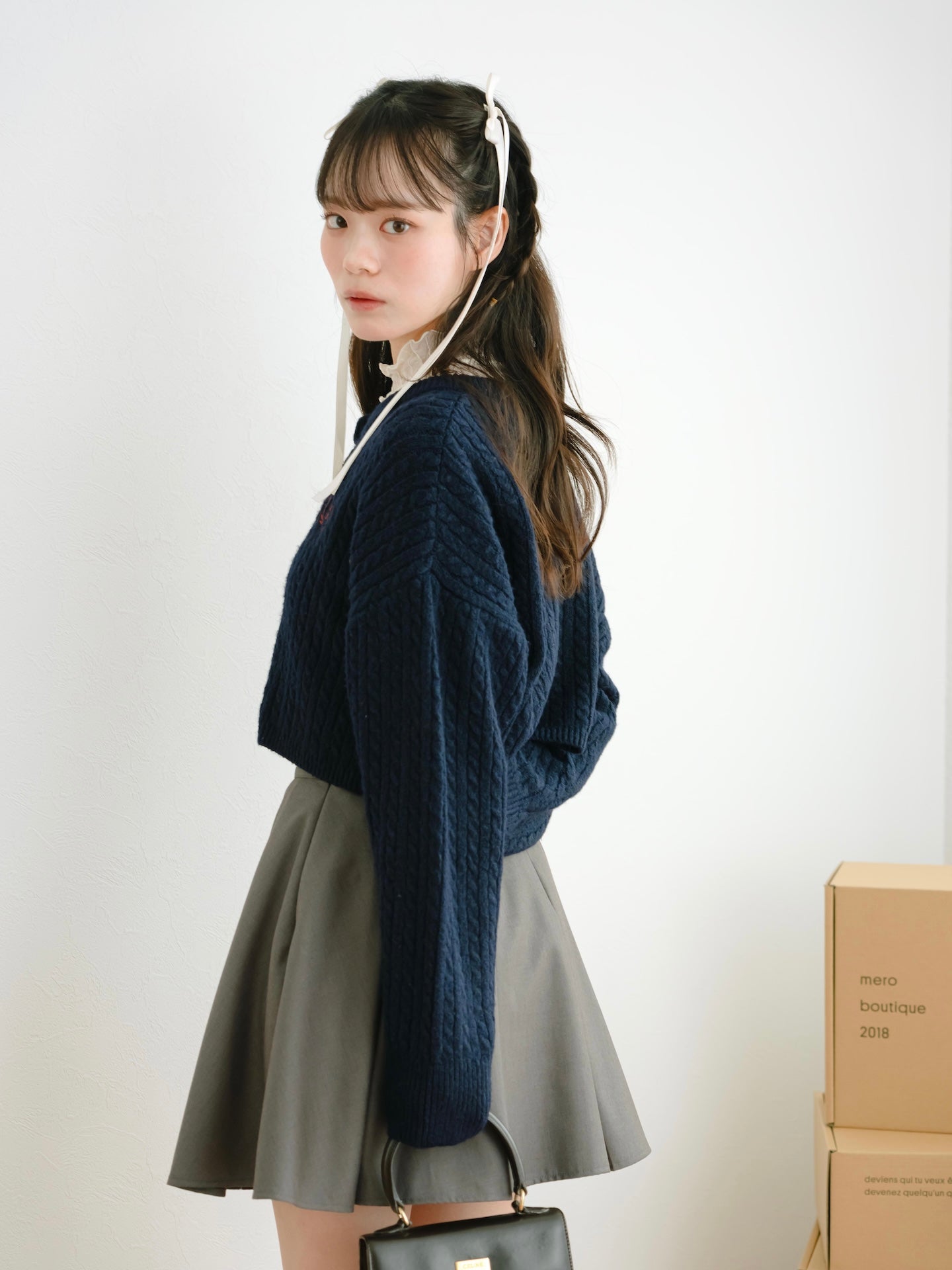 スクールライクカーディガン – mero boutique 2018