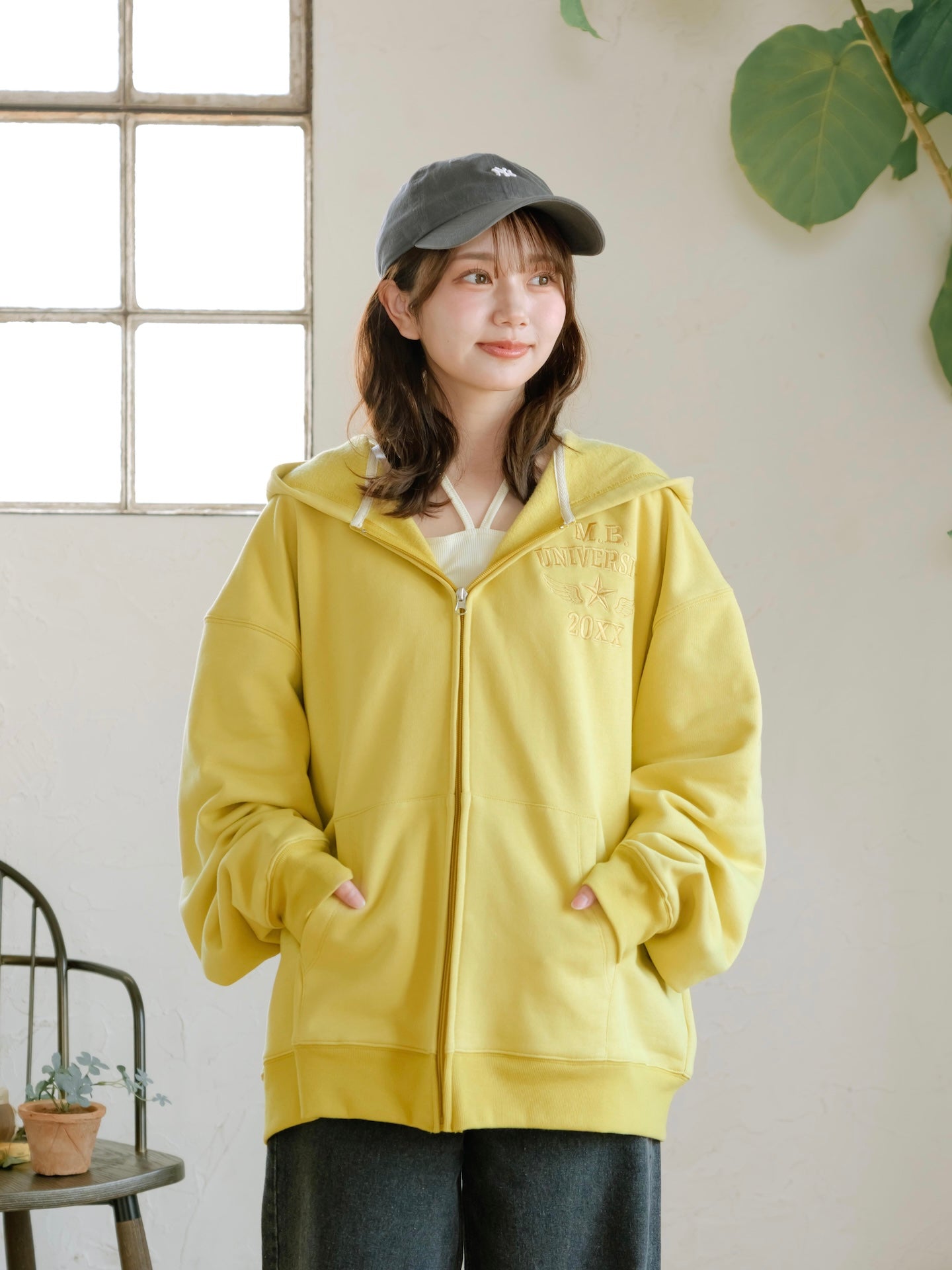 オーバーサイズジップパーカー – mero boutique 2018