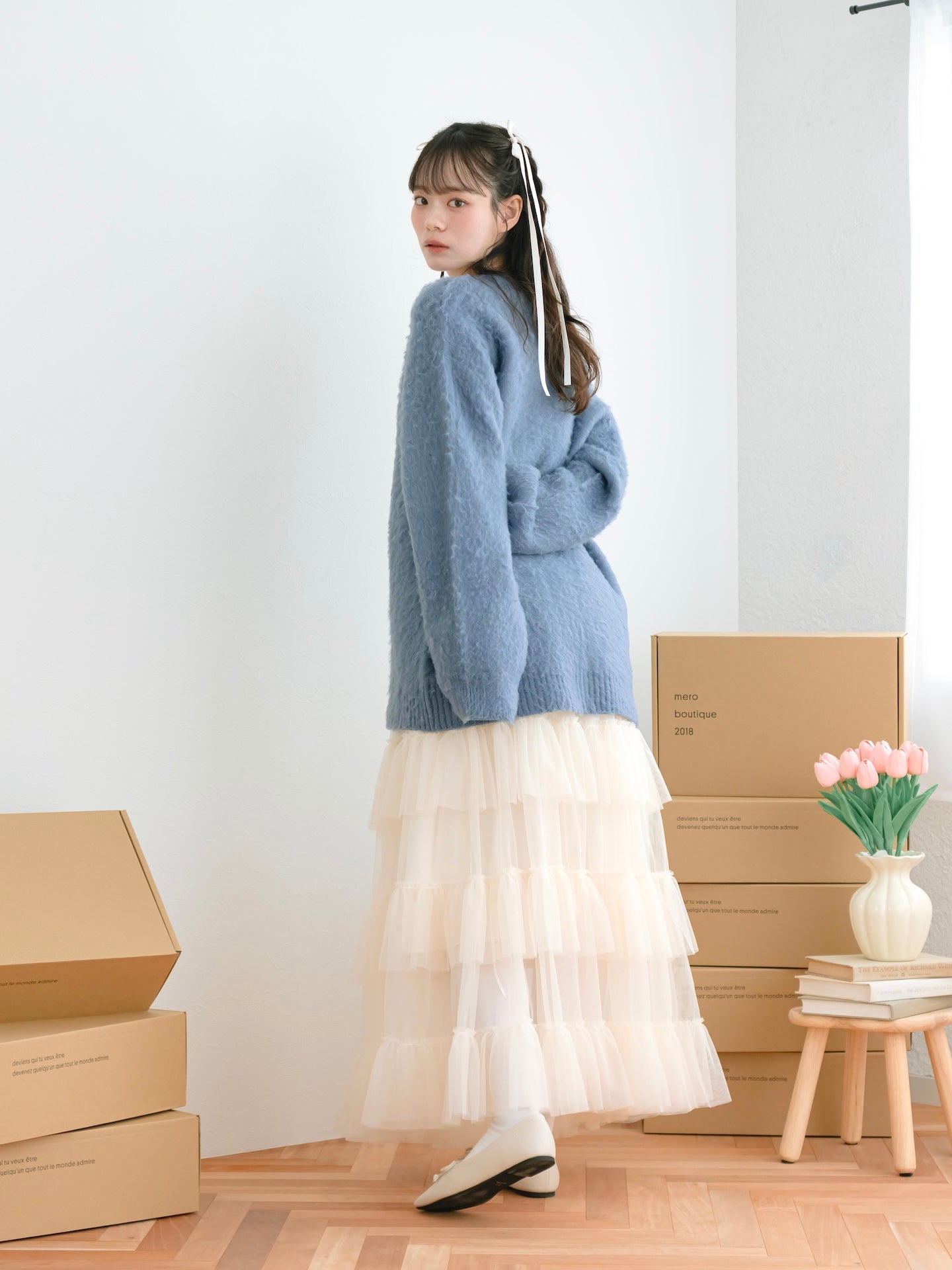 mero boutique ロングチュールスカート ロングチュールスカート – mero boutique 2018