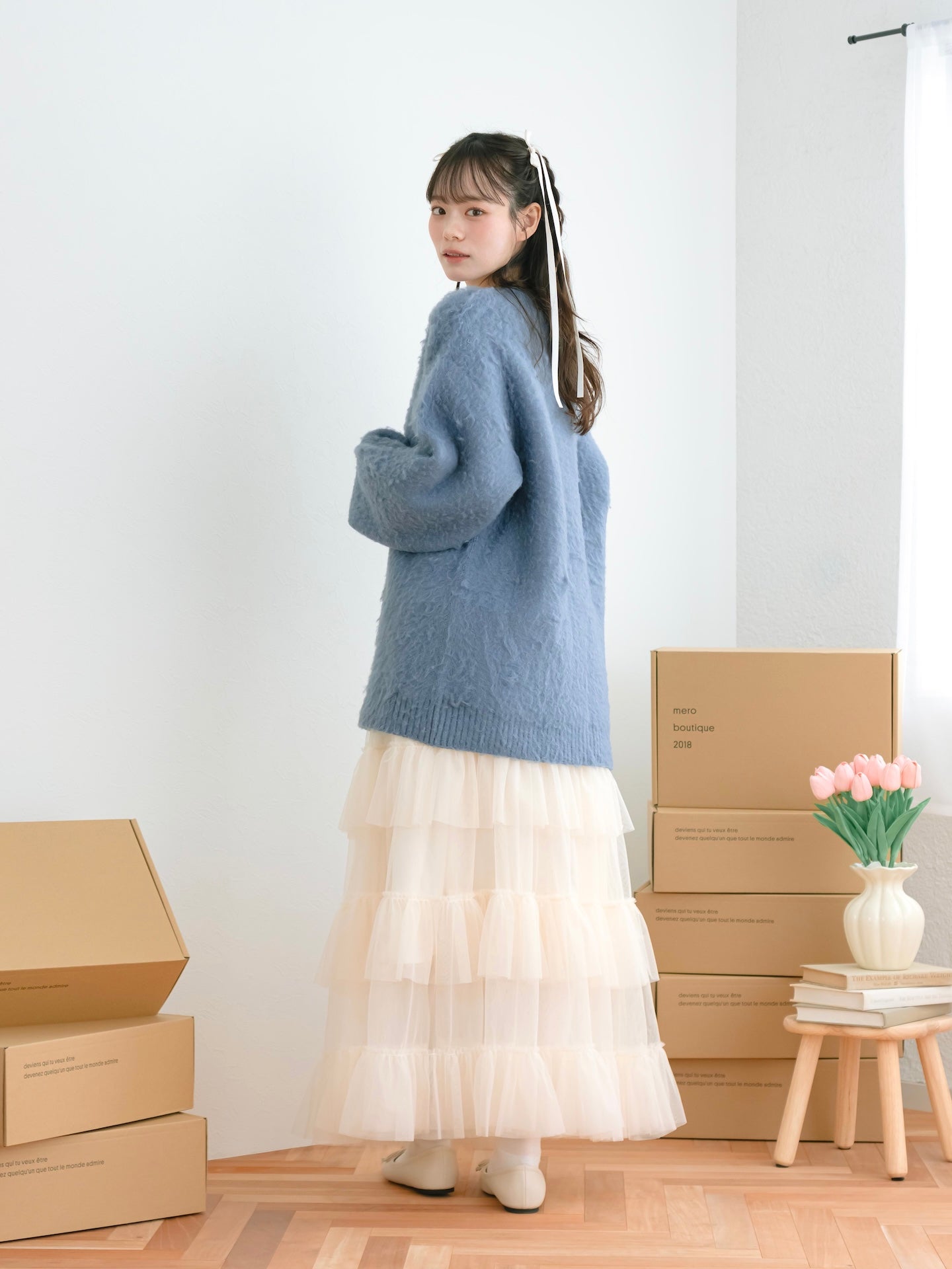 ロングチュールスカート – mero boutique 2018