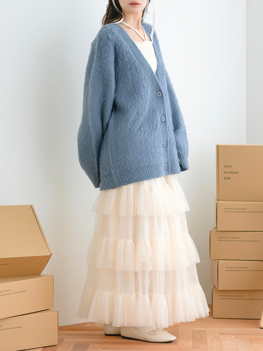 ロングチュールスカート