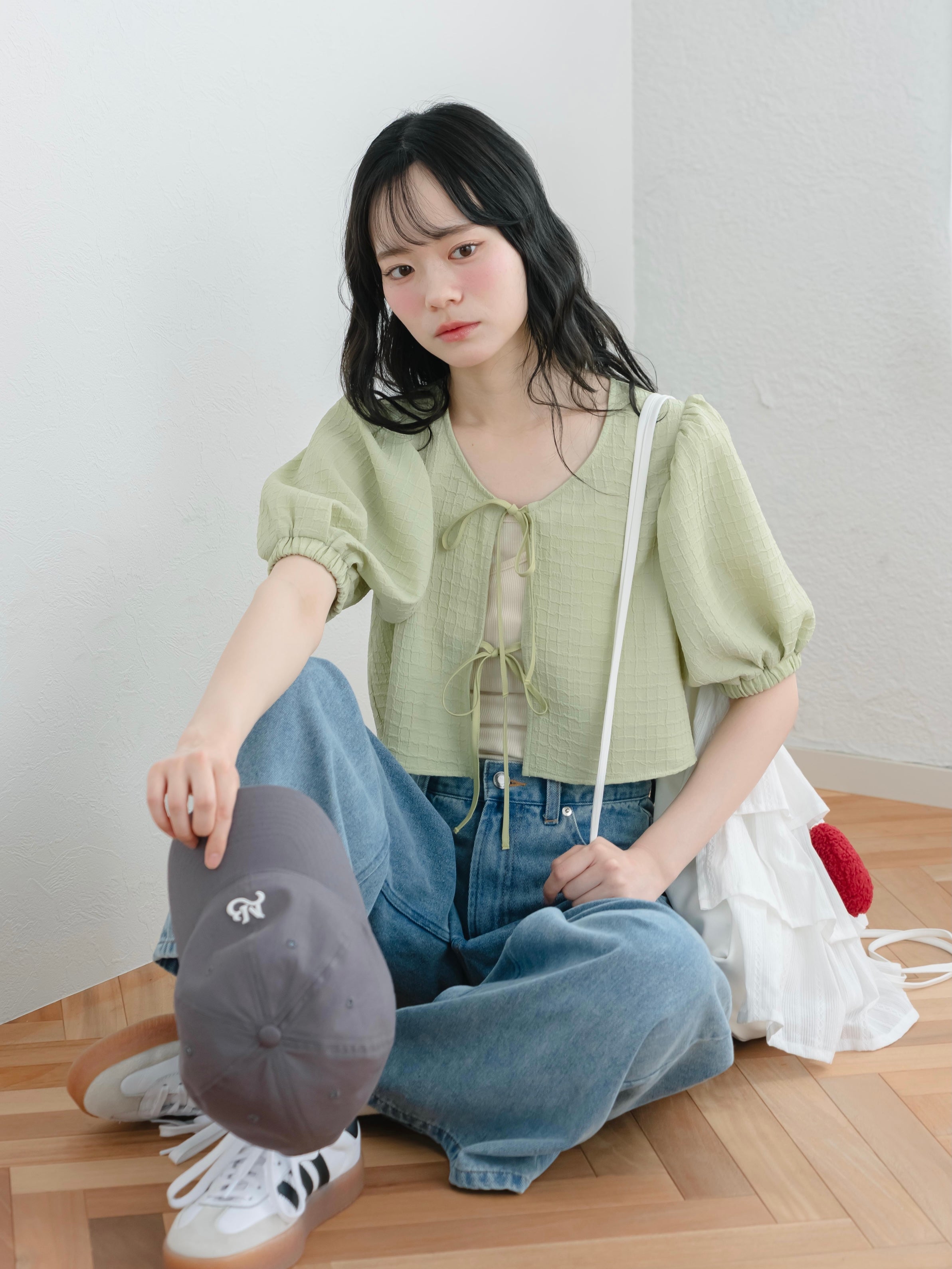 リボンボレロカーディガン – mero boutique 2018