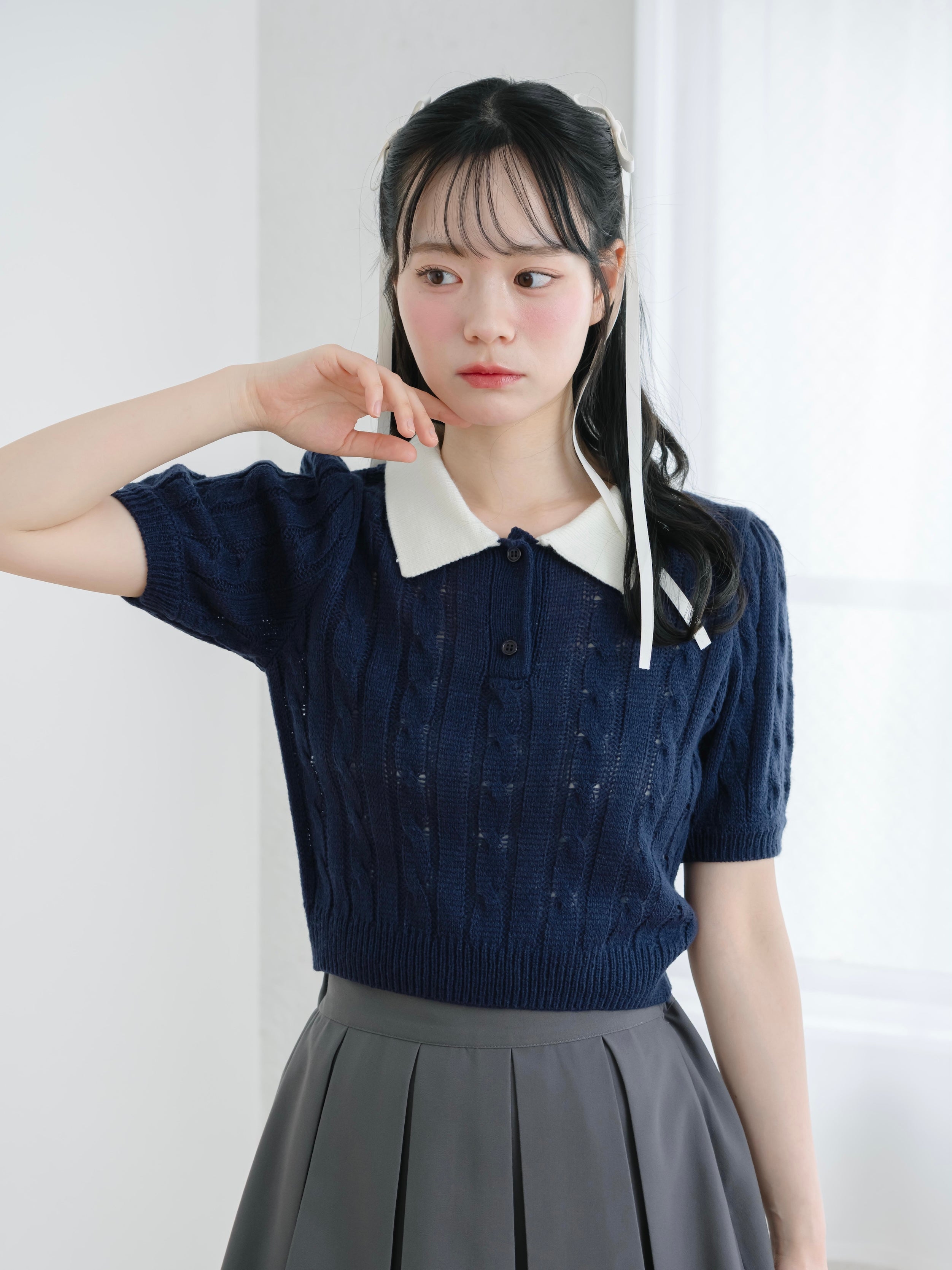 スクールライクサマーニット – mero boutique 2018