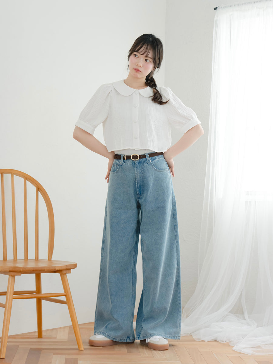 まるえりガーゼサマーブラウス【7月21日発売】