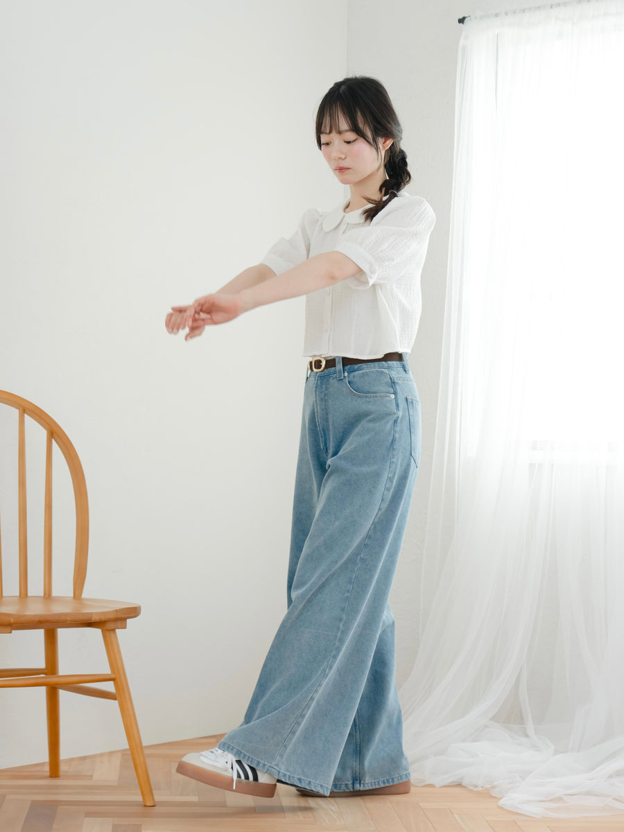 まるえりガーゼサマーブラウス【7月21日発売】