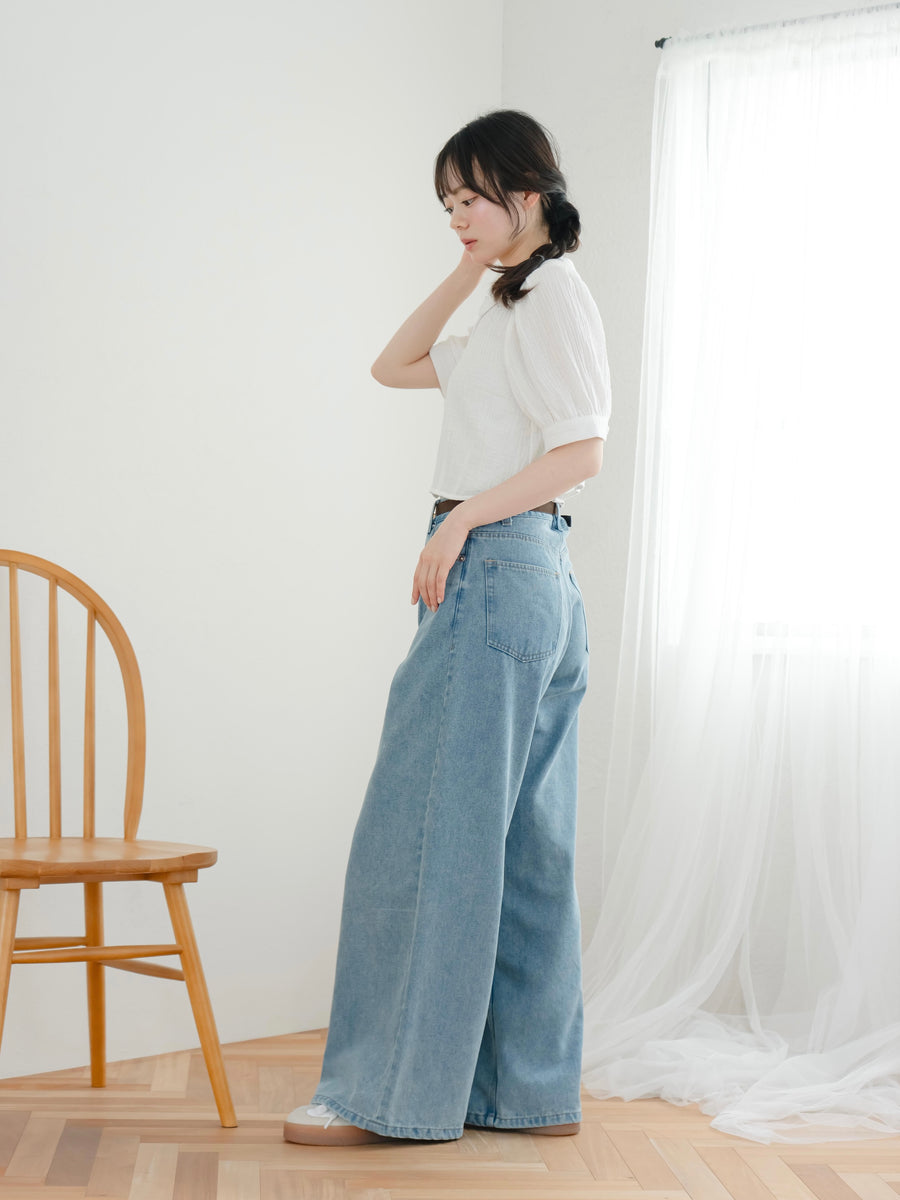 まるえりガーゼサマーブラウス【7月21日発売】