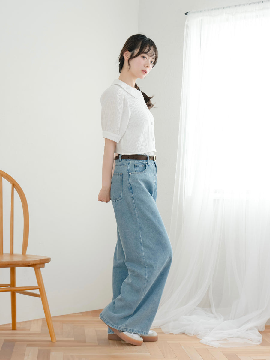 まるえりガーゼサマーブラウス【7月21日発売】