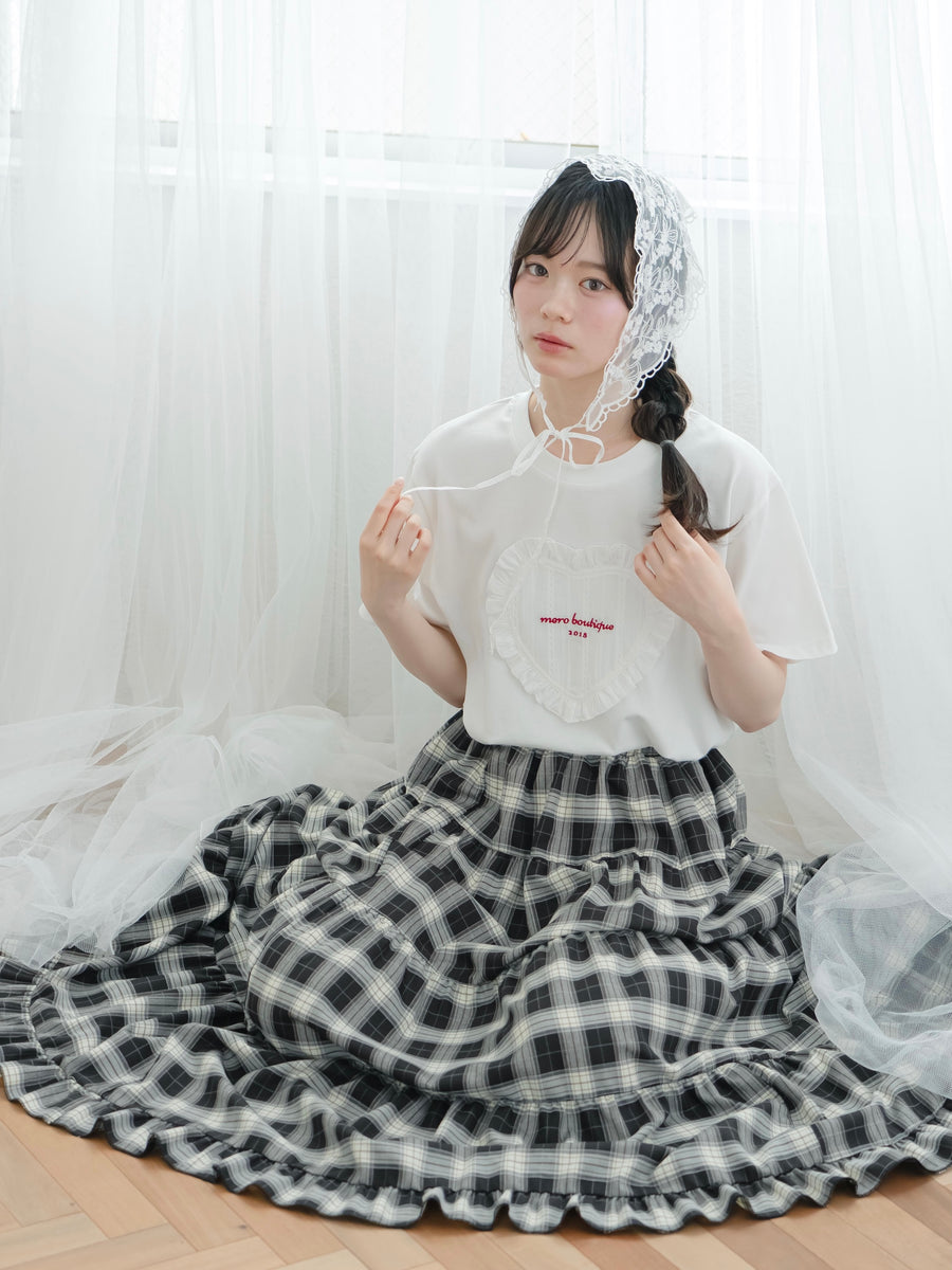 チェックロングスカート【7月14日発売】