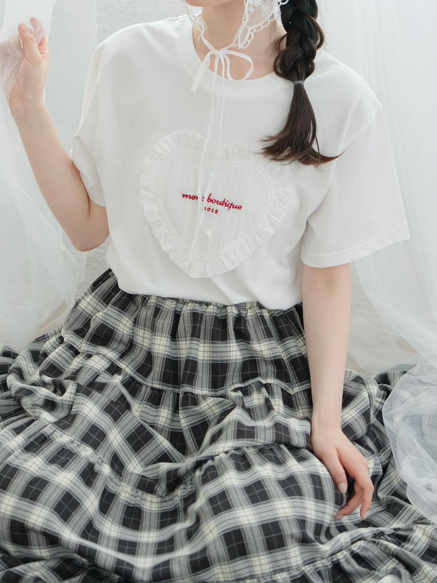 チェックロングスカート【7月14日発売】