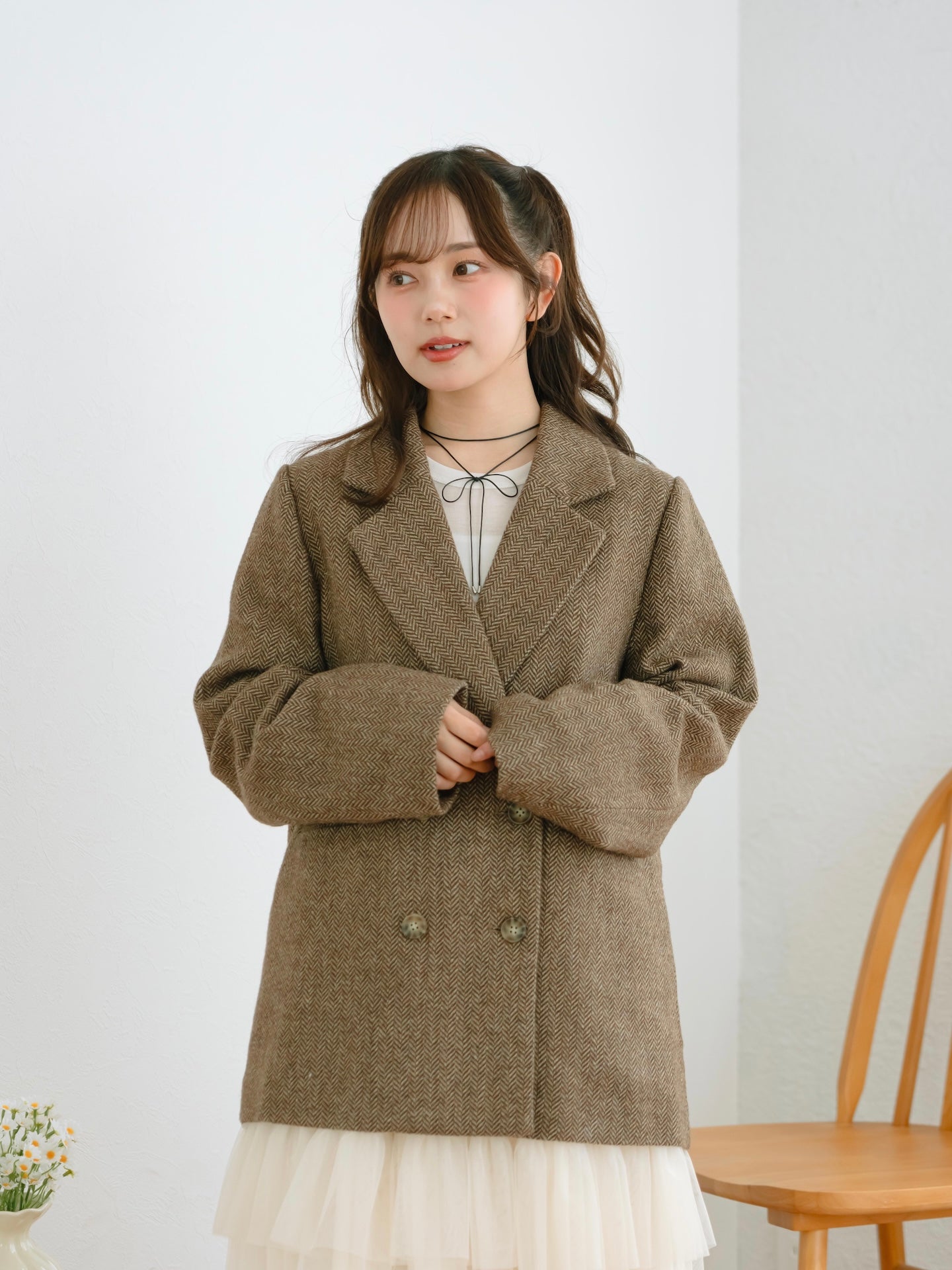 Dulcamara（ドゥルカマラ） 34 テーラードジャケット パール KIMHEKIM 烏*麿様 ジャケット よそいき テーラードジャケット ジャケット・アウター