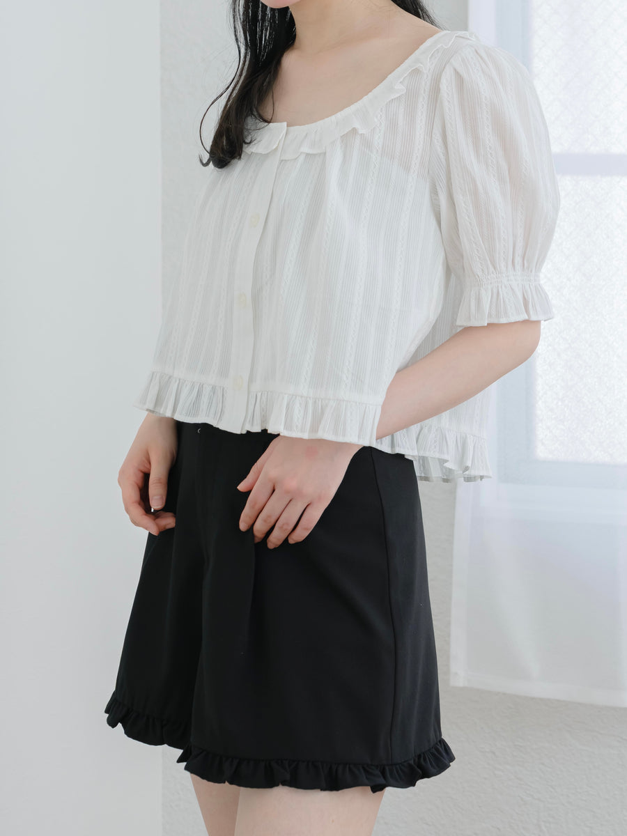 フリルショートパンツ