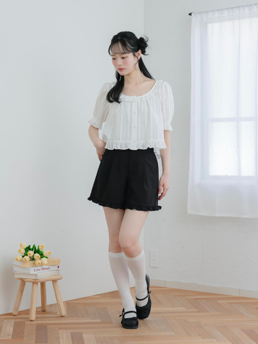 フリルショートパンツ