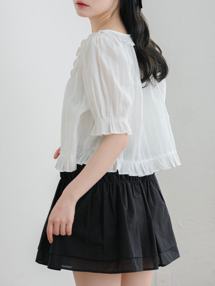 フリルフレアミニスカート【6月9日発売】